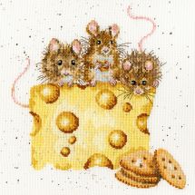 Kit Punto Croce - Bothy Threads - Crackers sur le fromage