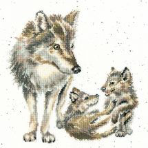 Kit Punto Croce - Bothy Threads - Branco di lupi