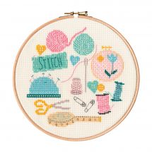 Kit punto croce con tamburo - Bothy Threads - Ricamo