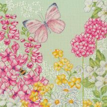 kit ricamo a punto croce - Bothy Threads - Prato in fiore
