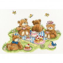 Kit Punto Croce - Bothy Threads - Picnic dell'orso