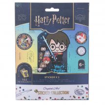 Adesivo da ricamo Diamante - Crystal Art D.I.Y - Confezione da 3 adesivi di Harry Potter