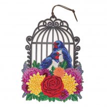 Porta-diamanti - Crystal Art D.I.Y - gabbia per uccelli