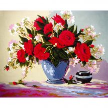 Canovaccio antico - Collection d'Art - Rose rosse