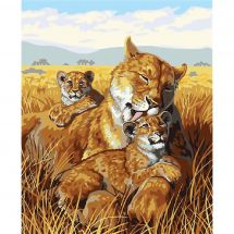 Canovaccio antico - Collection d'Art - La leonessa e i suoi cuccioli