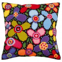 Kit cuscino fori grossi - Collection d'Art - Tappeto di fiori