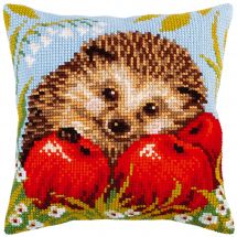 Kit cuscino fori grossi - Collection d'Art - Porcospino con le mele
