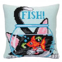 Kit cuscino fori grossi - Collection d'Art - Cattura il pesce