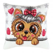 Kit cuscino fori grossi - Collection d'Art - Yorkshire terrier