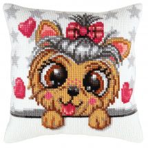 Kit cuscino fori grossi - Collection d'Art - Yorkshire terrier