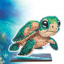 statuetta di diamante - Crystal Art D.I.Y - Tartaruga