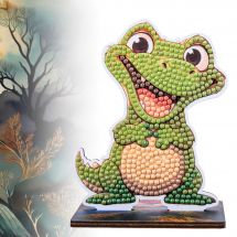statuetta di diamante - Crystal Art D.I.Y - alligatore