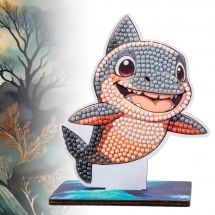 statuetta di diamante - Crystal Art D.I.Y - Squalo