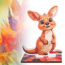 statuetta di diamante - Crystal Art D.I.Y - canguro