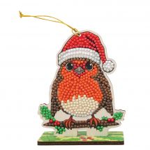 statuetta di diamante - Crystal Art D.I.Y - Pettirosso