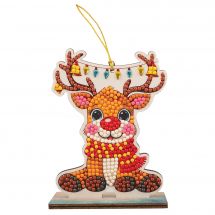 statuetta di diamante - Crystal Art D.I.Y - Renna di Natale