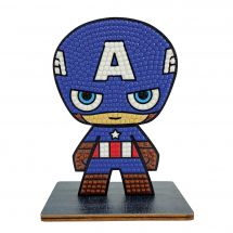 statuetta di diamante - Crystal Art D.I.Y - captain america