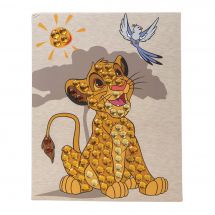 Kit di ricamo a diamante per bambini - Crystal Art D.I.Y - Simba