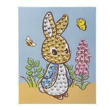 Kit di ricamo a diamante per bambini - Crystal Art D.I.Y - Pierre Lapin