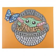 Kit di ricamo a diamante per bambini - Crystal Art D.I.Y - Grogu