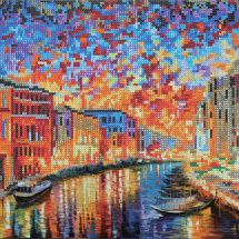 Kit ricamo diamante su telaio - Crystal Art D.I.Y - Canal Grande di Venezia