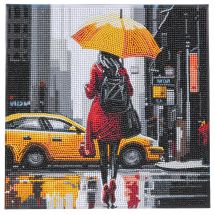 Kit ricamo diamante su telaio - Crystal Art D.I.Y - Riflessioni urbane