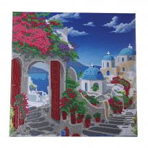 Kit ricamo diamante su telaio - Crystal Art D.I.Y - Santorini