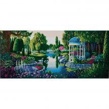 Kit ricamo diamante su telaio - Crystal Art D.I.Y - Giardino segreto