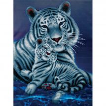 Kit ricamo diamante su telaio - Crystal Art D.I.Y - Abbraccio materno