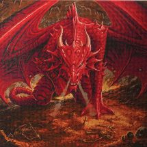 Kit ricamo diamante su telaio - Crystal Art D.I.Y - tana del drago