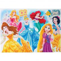 Kit ricamo diamante su telaio - Crystal Art D.I.Y - Principesse Disney