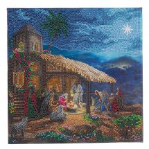 Kit ricamo diamante su telaio - Crystal Art D.I.Y - Natività