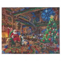 Kit ricamo diamante su telaio - Crystal Art D.I.Y - Il laboratorio di Babbo Natale