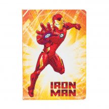 Taccuino da ricamo a diamante - Crystal Art D.I.Y - Iron Man