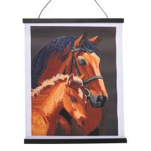 Banner a diamante - Crystal Art D.I.Y - cavalla