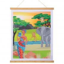 Banner a diamante - Crystal Art D.I.Y - Savana