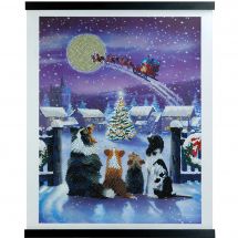 Banner a diamante - Crystal Art D.I.Y - Notte di Natale