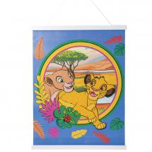 Banner a diamante - Crystal Art D.I.Y - Il re leone