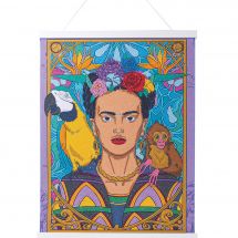 Banner a diamante - Crystal Art D.I.Y - frida kahlo