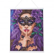 Banner a diamante - Crystal Art D.I.Y - Fiori mormoranti