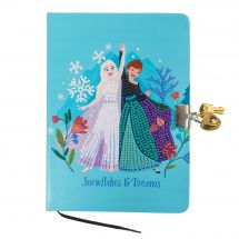 Taccuino da ricamo a diamante - Crystal Art D.I.Y - Diario segreto - Elsa e Anna