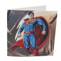 Carta con ricamo a diamante - Crystal Art D.I.Y - Superman