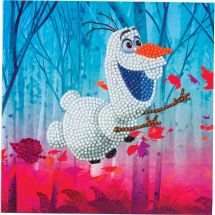 Carta con ricamo a diamante - Crystal Art D.I.Y - Olaf che galleggia