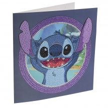 Carta con ricamo a diamante - Crystal Art D.I.Y - Stitch