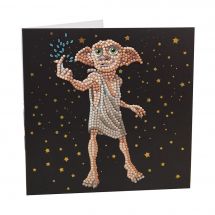 Carta con ricamo a diamante - Crystal Art D.I.Y - Dobby