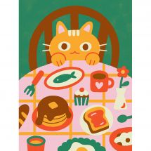 Kit di canovaccio - Canevas Fatal - Cat café