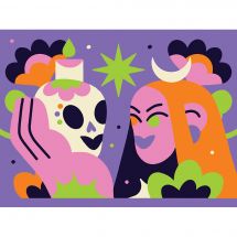 Kit di canovaccio - Canevas Fatal - Sugar Skull