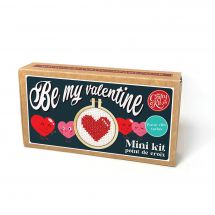 Mini kit per il punto croce - The Crafty Kit Compagny - Sii il mio Valentino