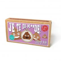 Mini kit per il punto croce - The Crafty Kit Compagny - Ti dico m**da!