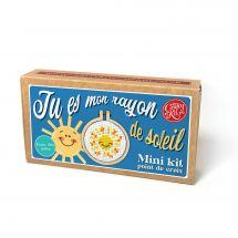 Mini kit per il punto croce - The Crafty Kit Compagny - Tu sei il mio raggio 